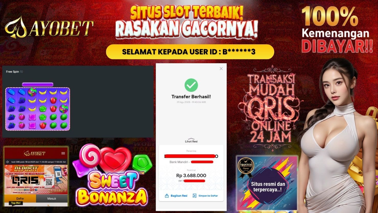 AYOBET JACKPOT SLOT SWEET BONANZA